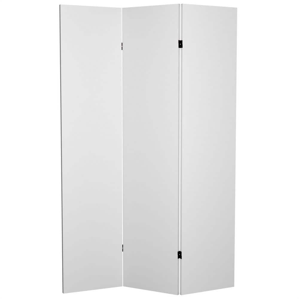 Oriental Furniture 6 ft. Tall Do It Yourself Canvas Room Divider - 3 Panel