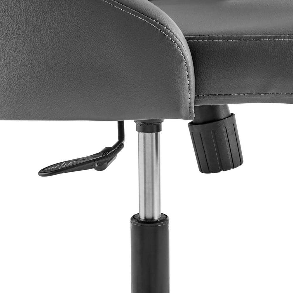 Modway Distinct Tufted Swivel Vegan Leather Office Chair