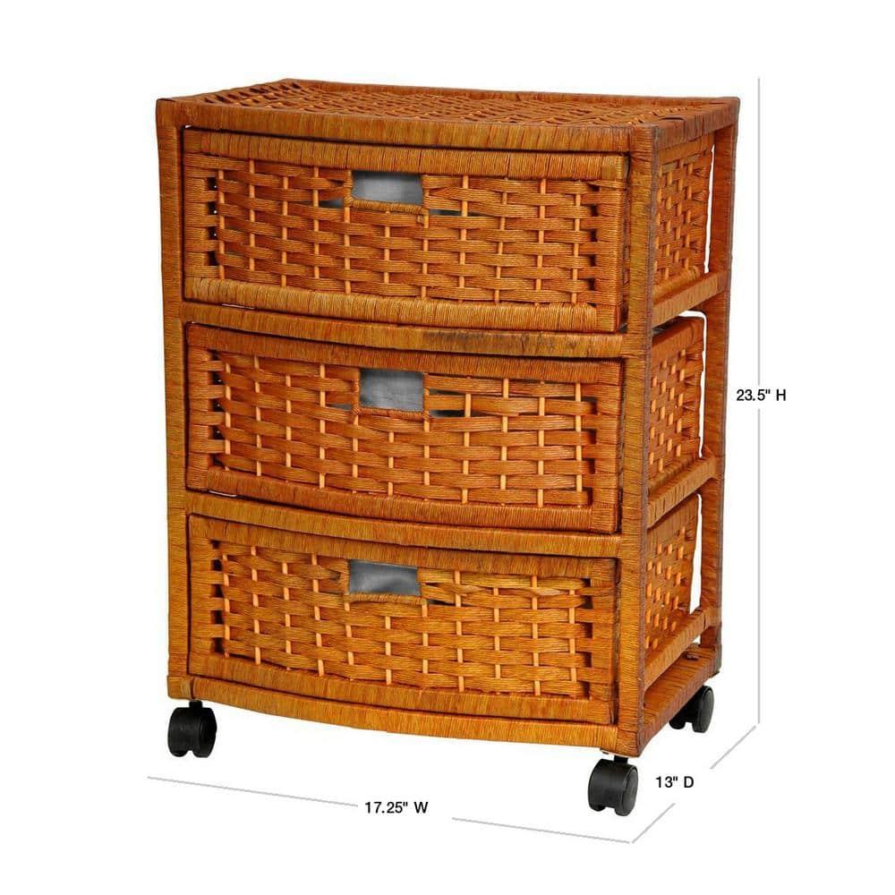 Tianna 3 Drawer Storage Drawer