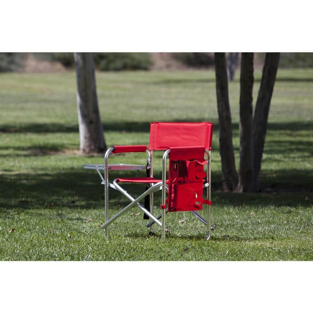 Picnic Time Sports Outdoor Portable Camp Chair with Side Table