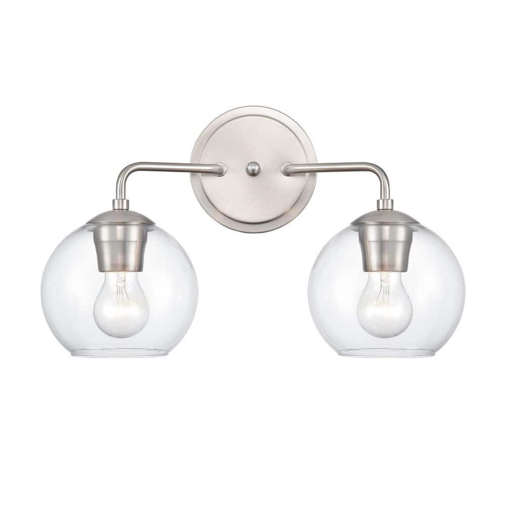 Millennium Lighting 2 - Light Vanity in  Brushed Nickel