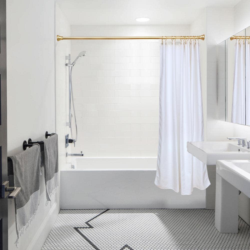 Utopia Alley HK15GD 1.7 x 3.3 Pulg. Ganchos para Cortinas de Baño y Cortinas de Baño de Zinc Inoxidable en Forma de S, Dorado - Juego de 12