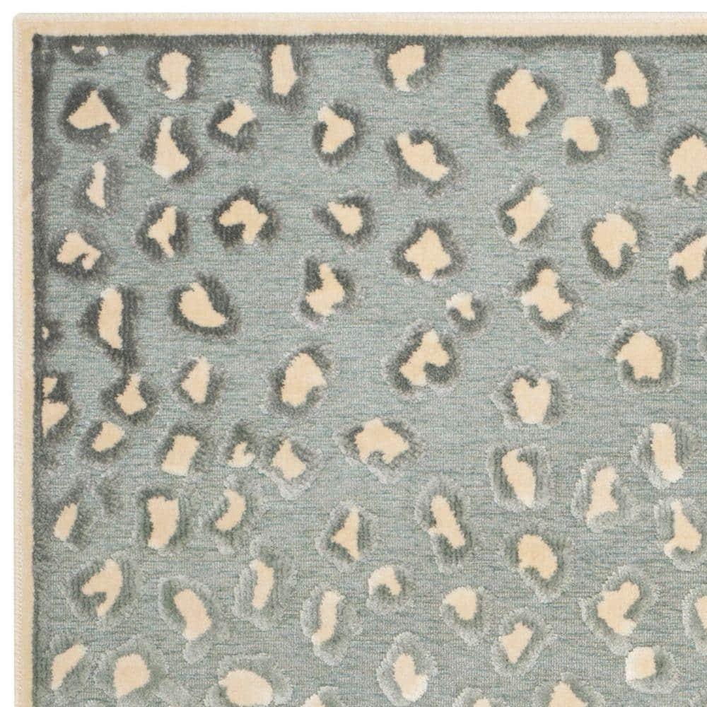 Paradise PAR84 Power Loomed Indoor Area Rug - Cream/Spruce - 4'x5'7" - Safavieh.