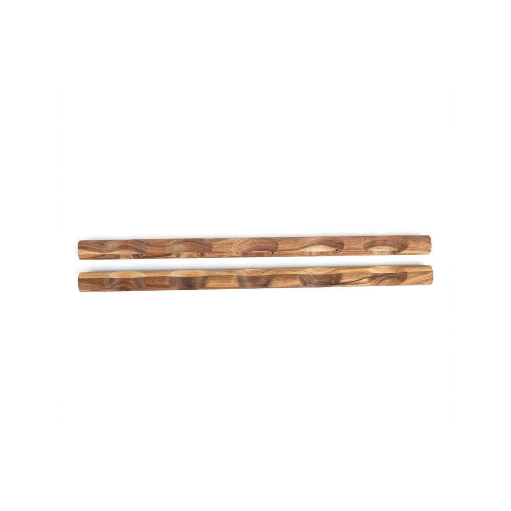 Ironwood Gourmet 5 Bottle Solid Wood Tabletop Wine Bottle Rack in Wood