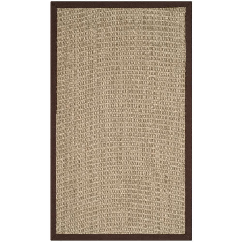 Natural Fiber NF131 Power Loomed Indoor Accent Rug - Sage/Brown - 3'x5' - Safavieh