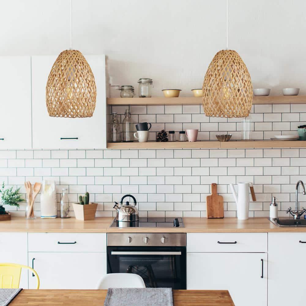 1 - Light White Kitchen Island Pendant