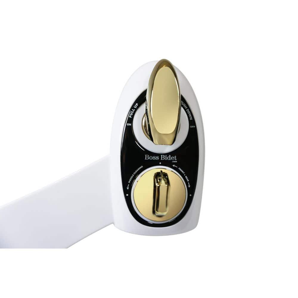 Bold White Bidet Toilet Attachment with Dual Nozzles