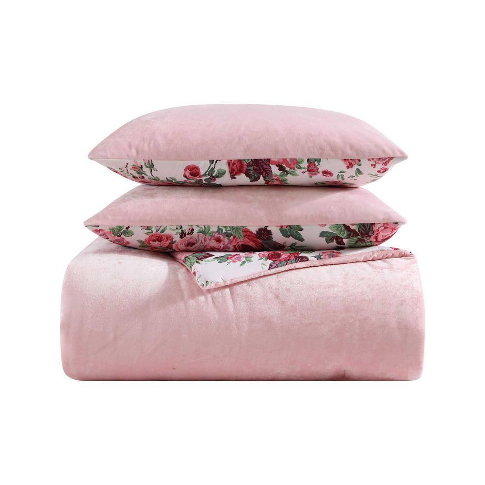 Betsey Johnson Betsey Johnson Solid Reversible Comforter Set