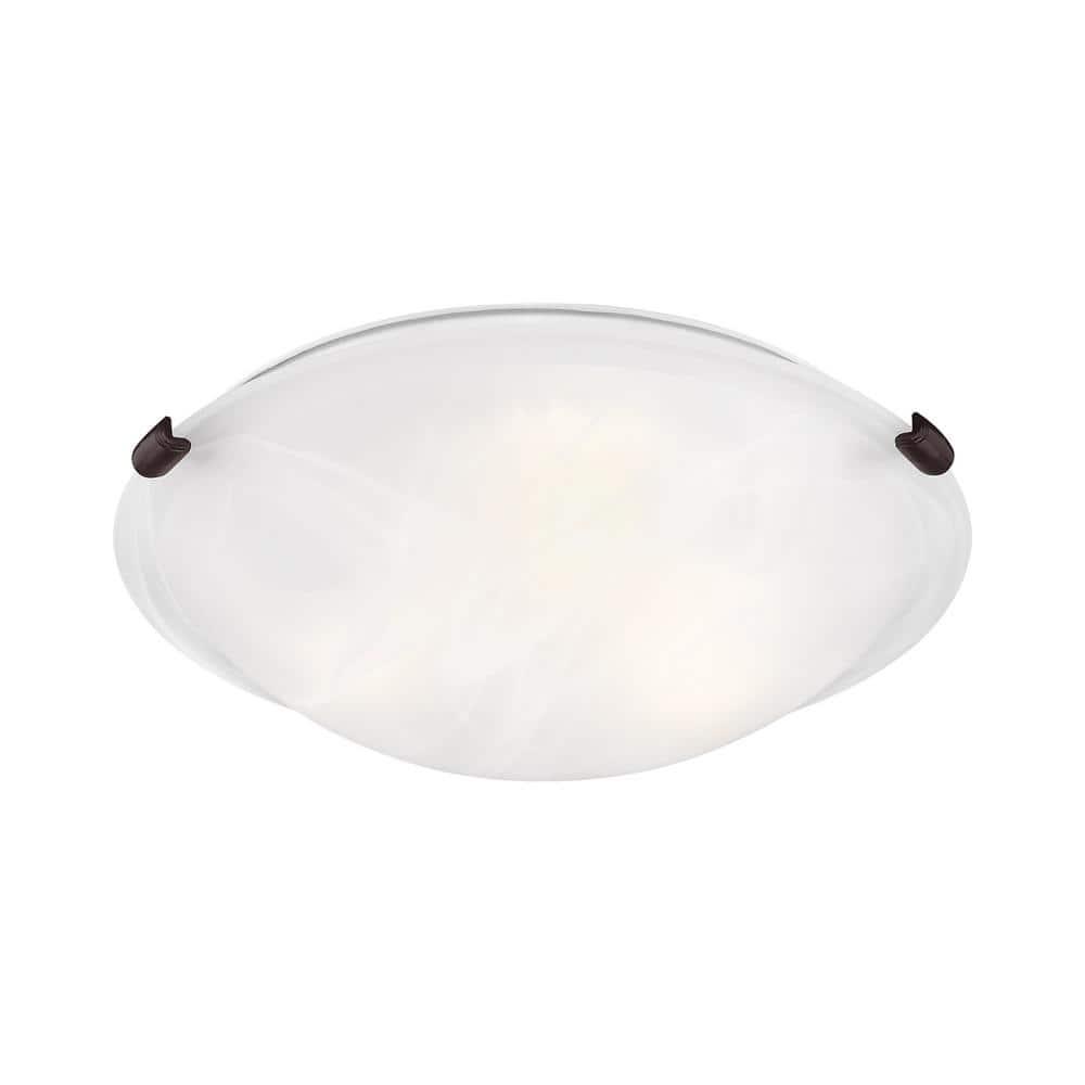 Livex Lighting Oasis 3 - Light Flush Mount in  Bronze