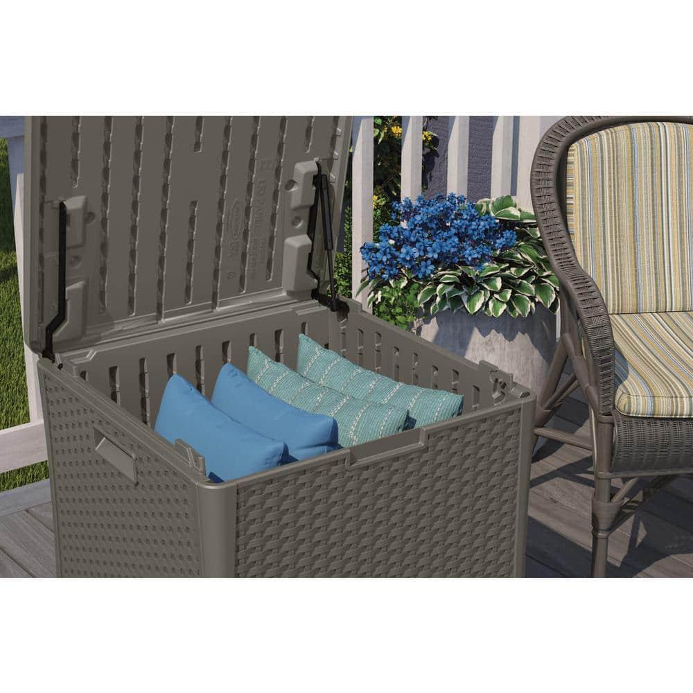 Suncast Suncast 26.75'' W 60 Gallons Water Resistant Resin Lockable Deck Box
