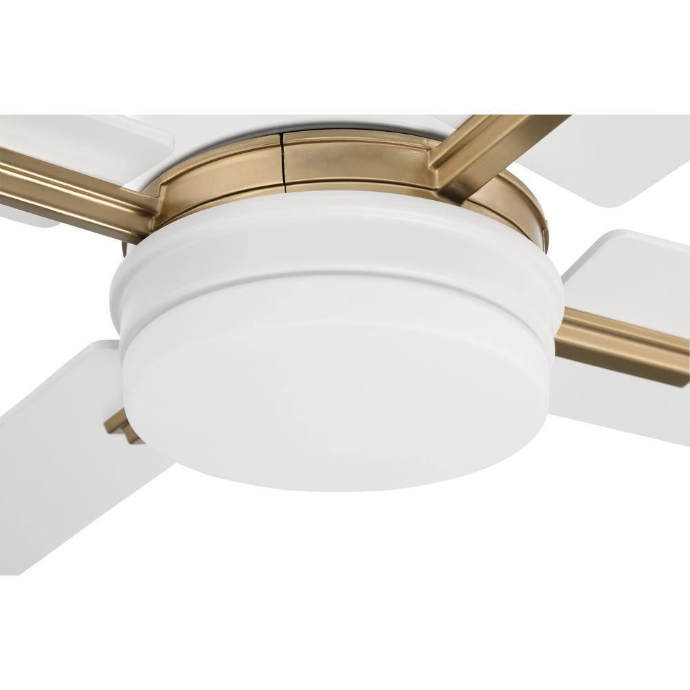 Craftmade  52" Teana Ceiling Fan Satin Brass/White - Hardwired