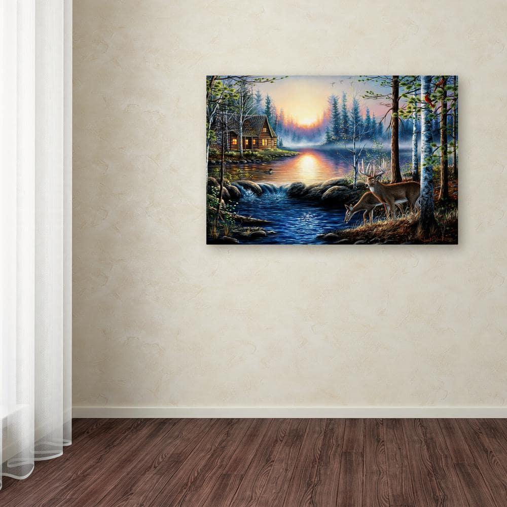Trademark Fine Art -Chuck Black 'Total Bliss' Canvas Art - 22''x32''