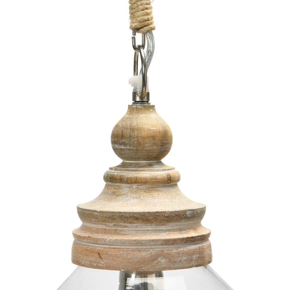 Bellantoni Distressed Mango Wood Ceiling Light