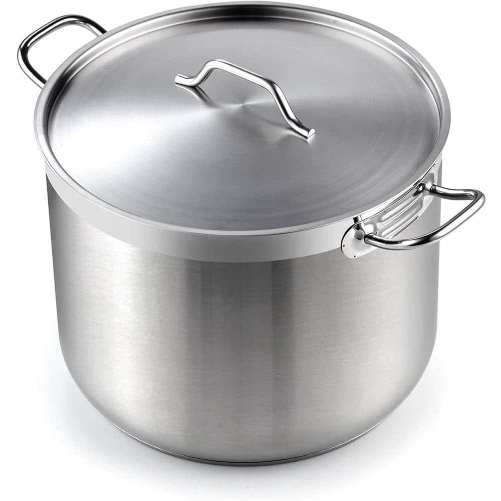 Cooks Standard Cooks Standard Professional Stainless Steel Stock Pot with Lid, Silver