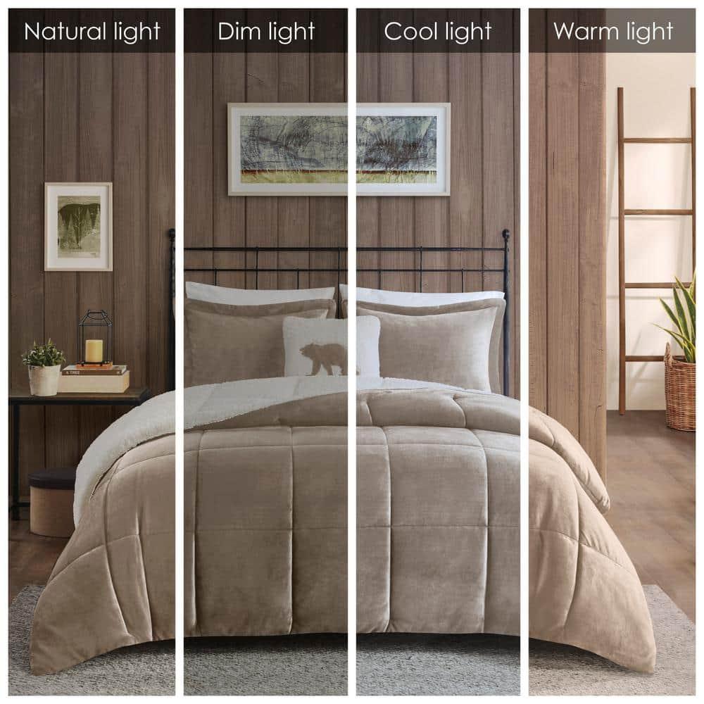 Woolrich Woolrich Alton Plush to Sherpa Down Alternative Comforter Set