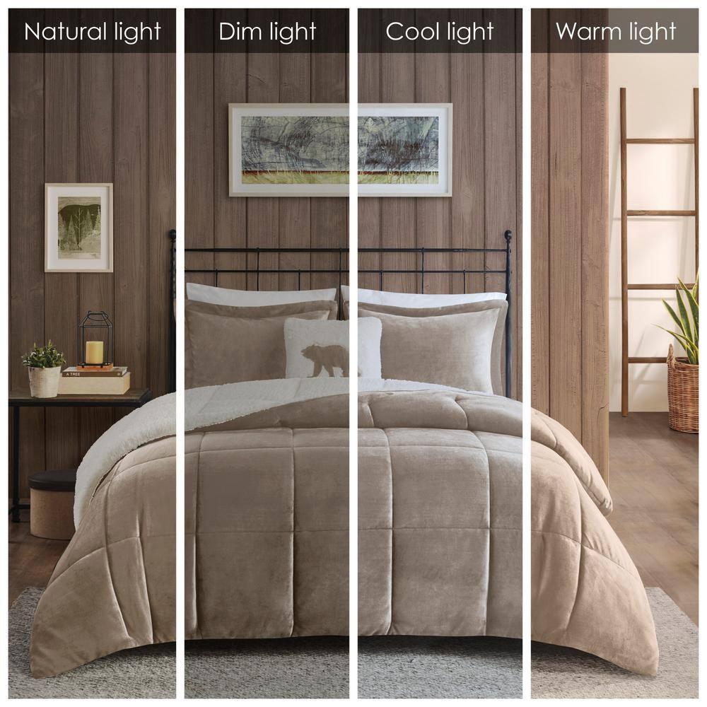 Woolrich Woolrich Alton Plush to Sherpa Down Alternative Comforter Set