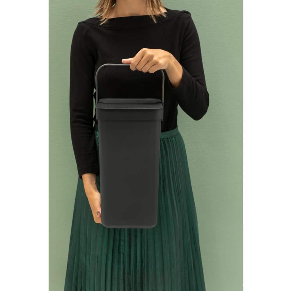 Brabantia Sort & Go Plastic Recycling Bin, 3.2 Gallon
