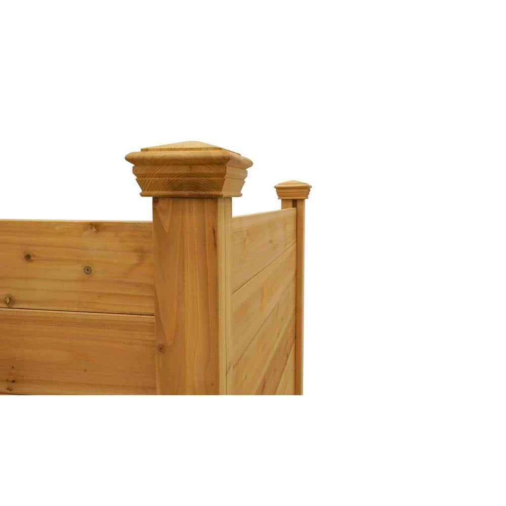 4ft H x 4ft W (2 Panels) No Dig Enclo Premium Wood Privacy Screen, Ideal Outdoor Privacy Wall, Pool Equipment Enclosure, Cedar Privacy Fence, Trash Can Enclosures, Air Conditioner Fence, EC18029