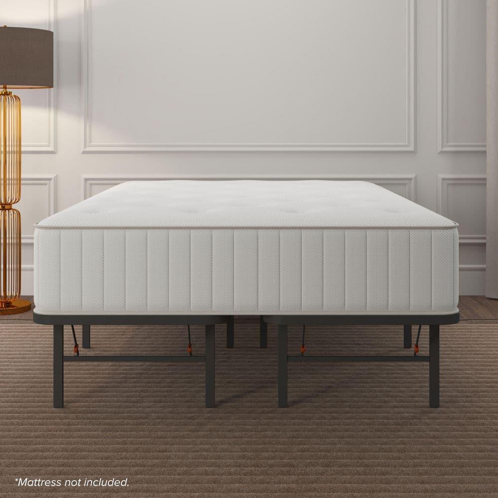 Home by Hollywood Bedder Base Steel Platform Bed Frame with 14" Underbed Storage