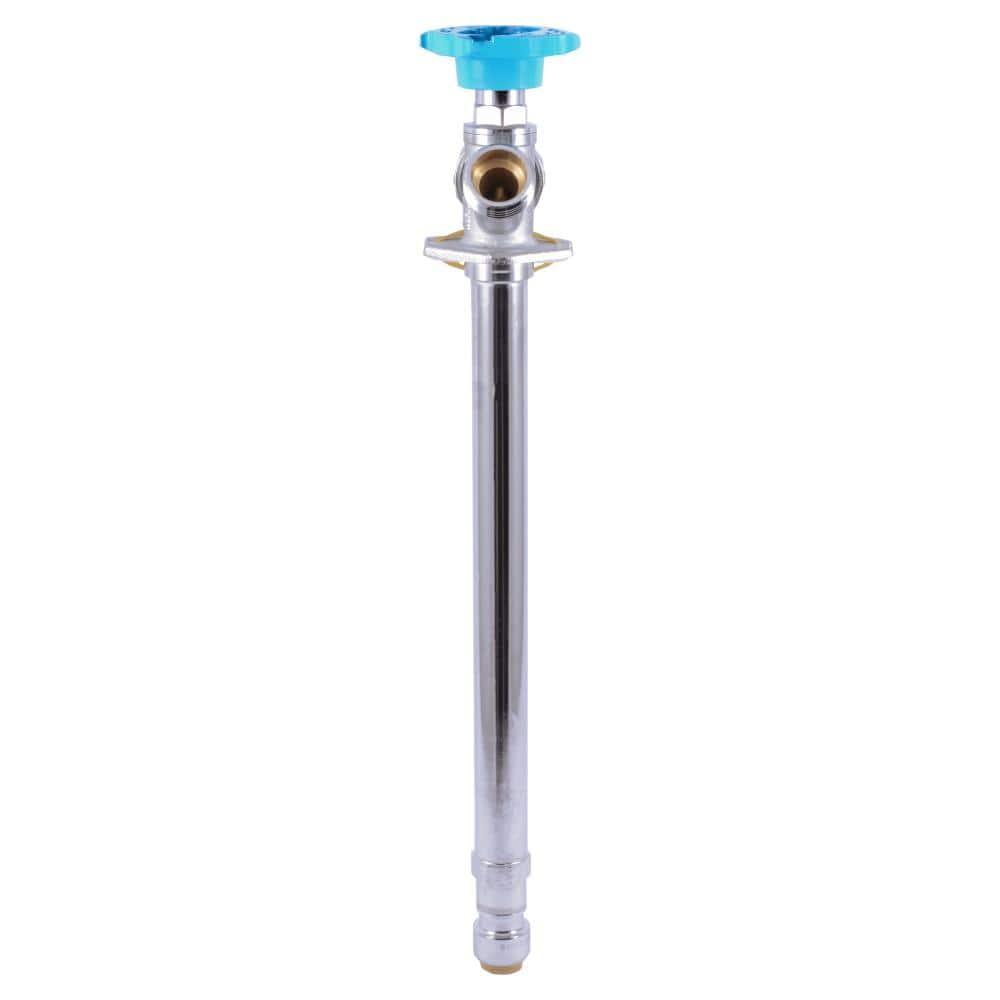 SharkBite 1/2 in. X 10 in. Push-to-Connect X MHT Brass Anti-Siphon Frost Free Sillcock Valve NOB