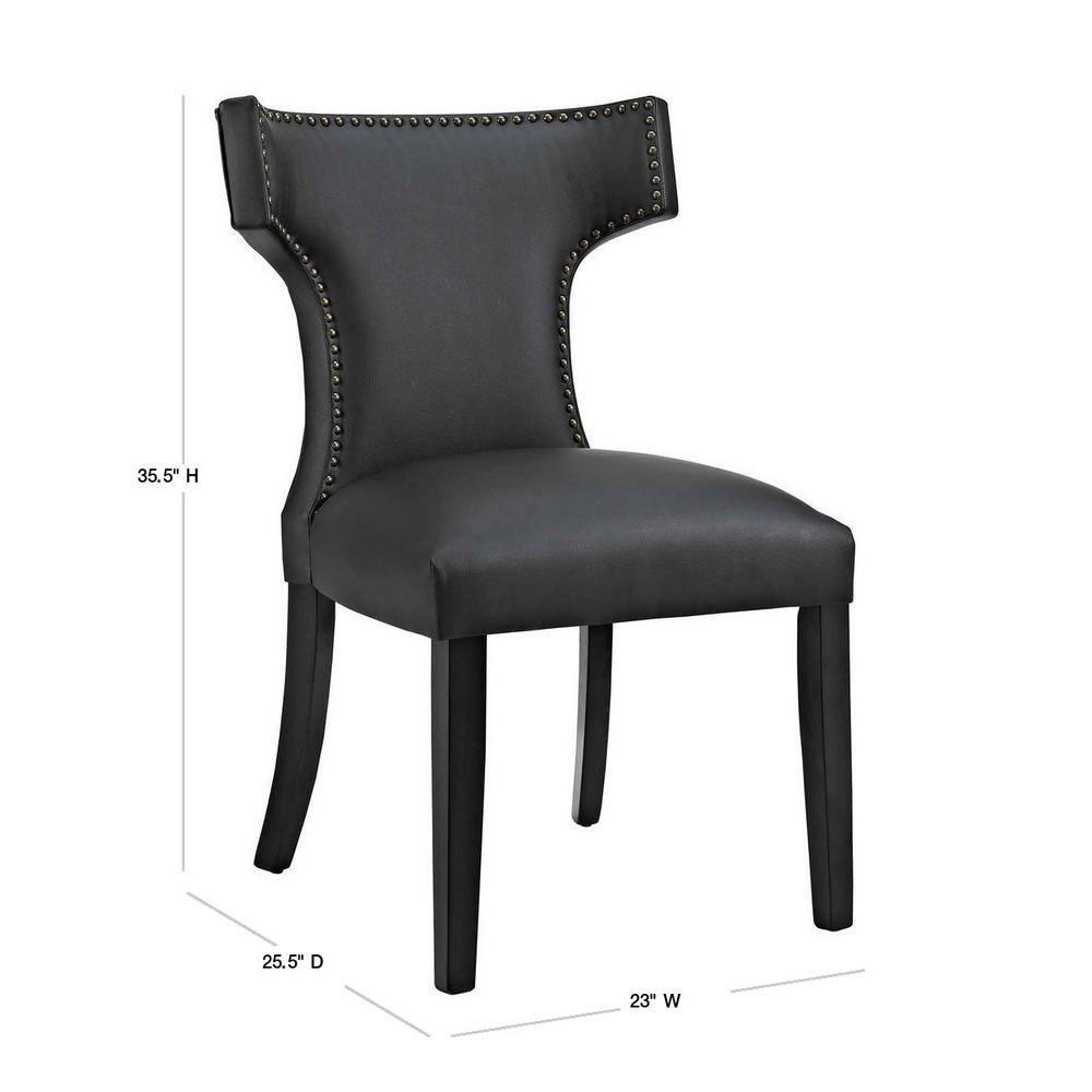 Modway Curve Fabric Dining Chair