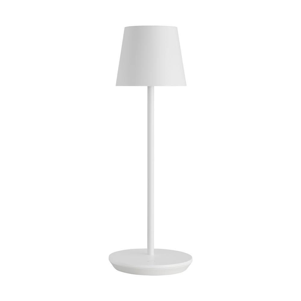 Carla Cordless Table Lamp - White / Small