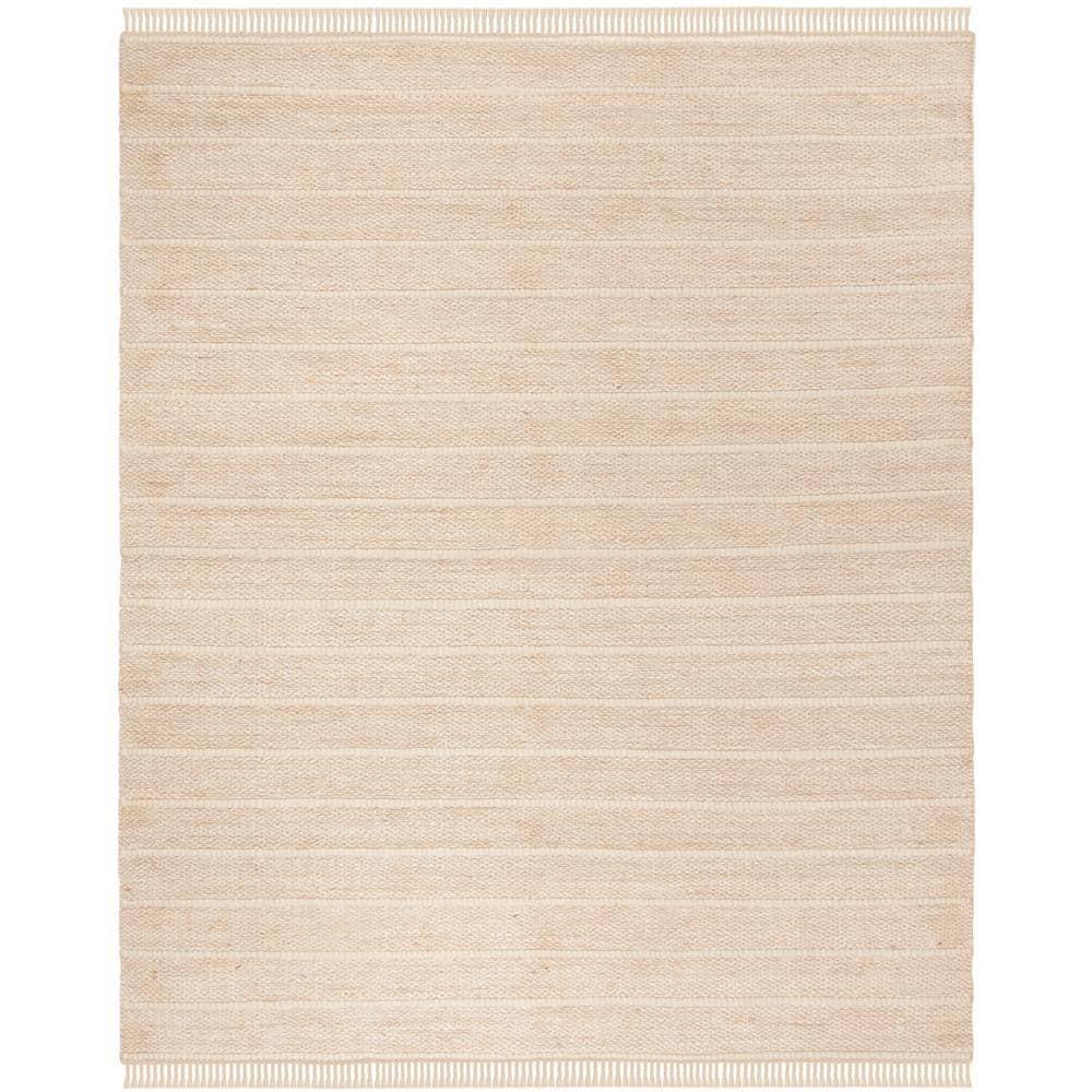 Natural Fiber NF550 Hand Woven Indoor Area Rug - Ivory/Ivory - 8'x10' - Safavieh.