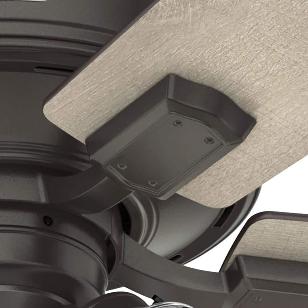 Crestfield 52" 5 - Blade Standard Ceiling Fan with Lights and Remote