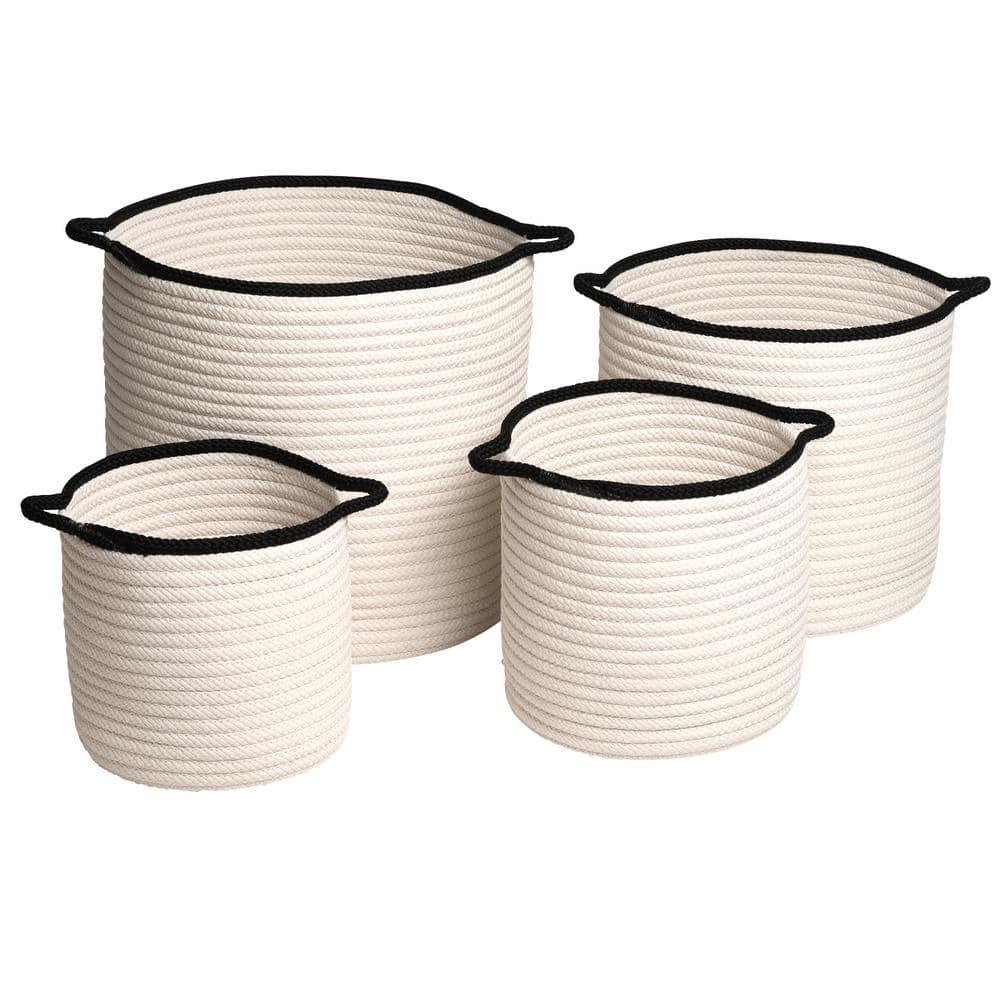 Colonial Mills Sonoma Indoor/Outdoor Basket - White 20"x20"x18"