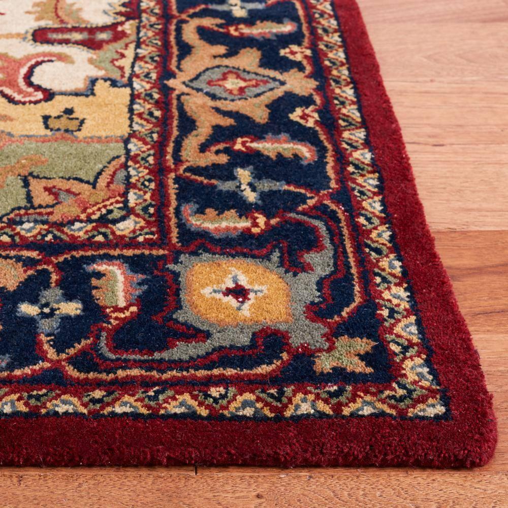 SAFAVIEH Heritage York Traditional Wool Runner Rug, Red, 2'3" x 14'