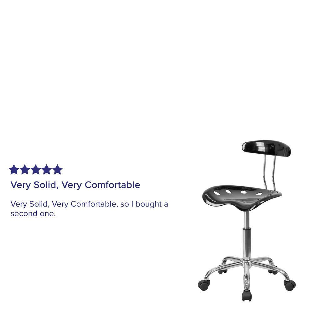 Flash Furniture Bonavant Adjustable Swivel Chair for Desk and Office with Tractor Seat