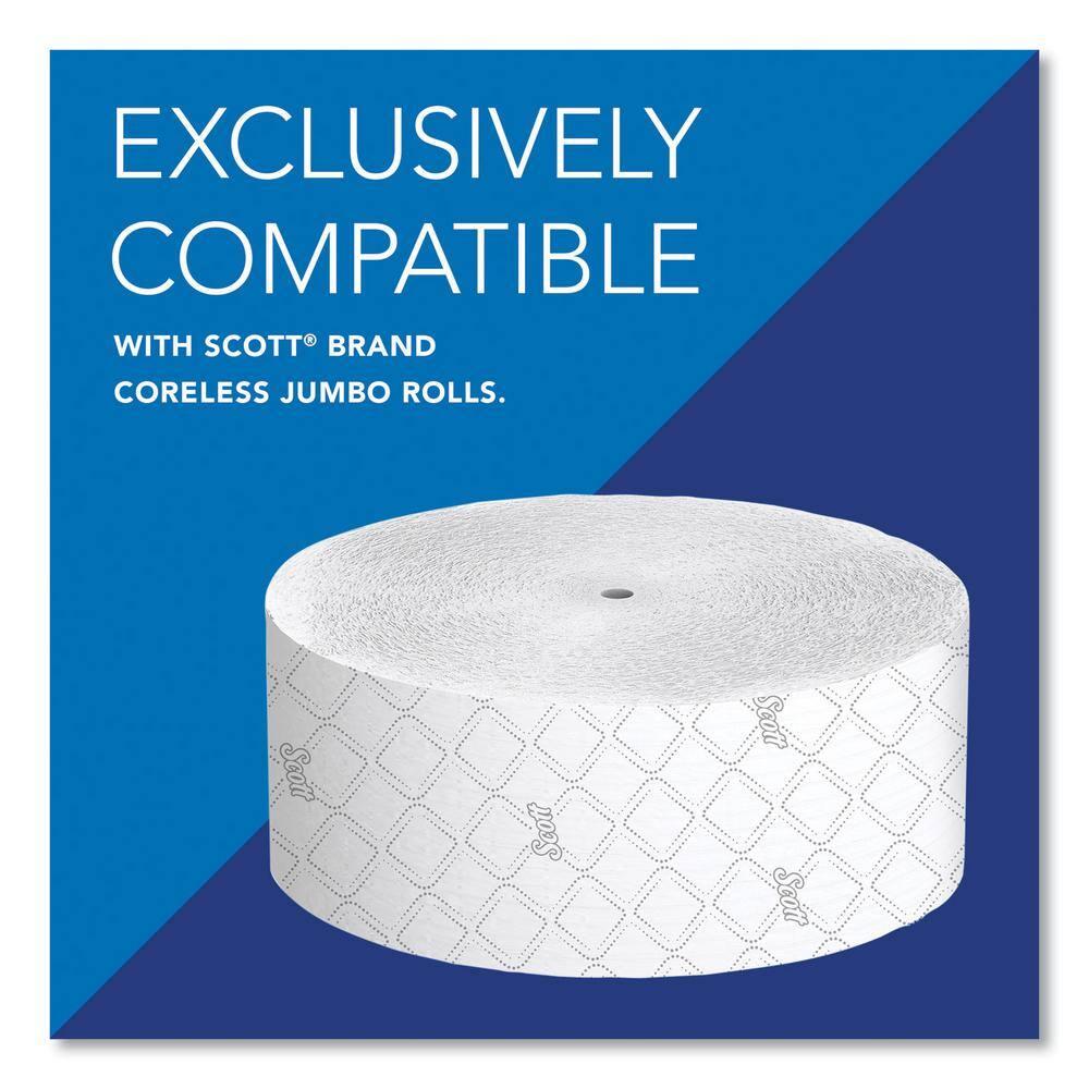 Scott Essential Coreless Jumbo Roll Tissue Dispenser, 14.25 x 6 x 9.7, Black -KCC09602