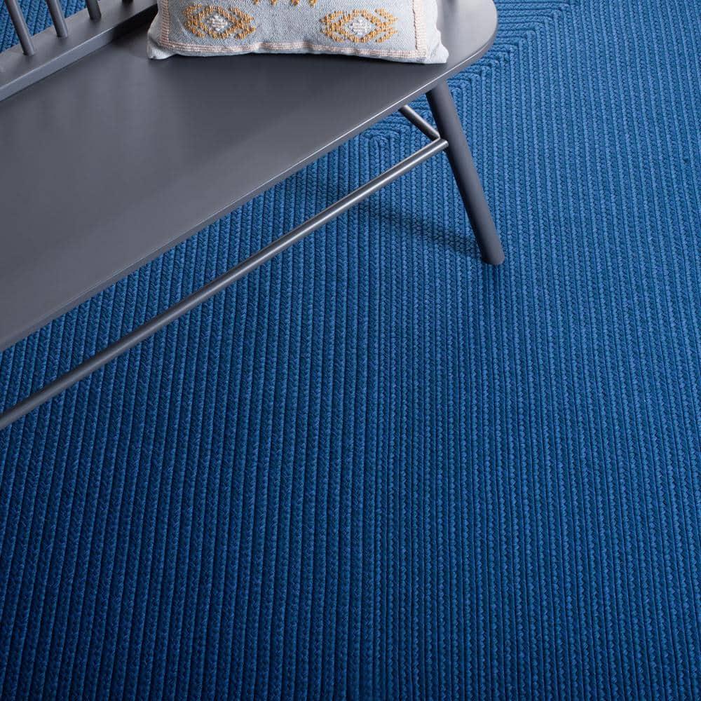 Braided BRD315 Hand Woven Accent Rug - Blue - 2'x3' - Safavieh.