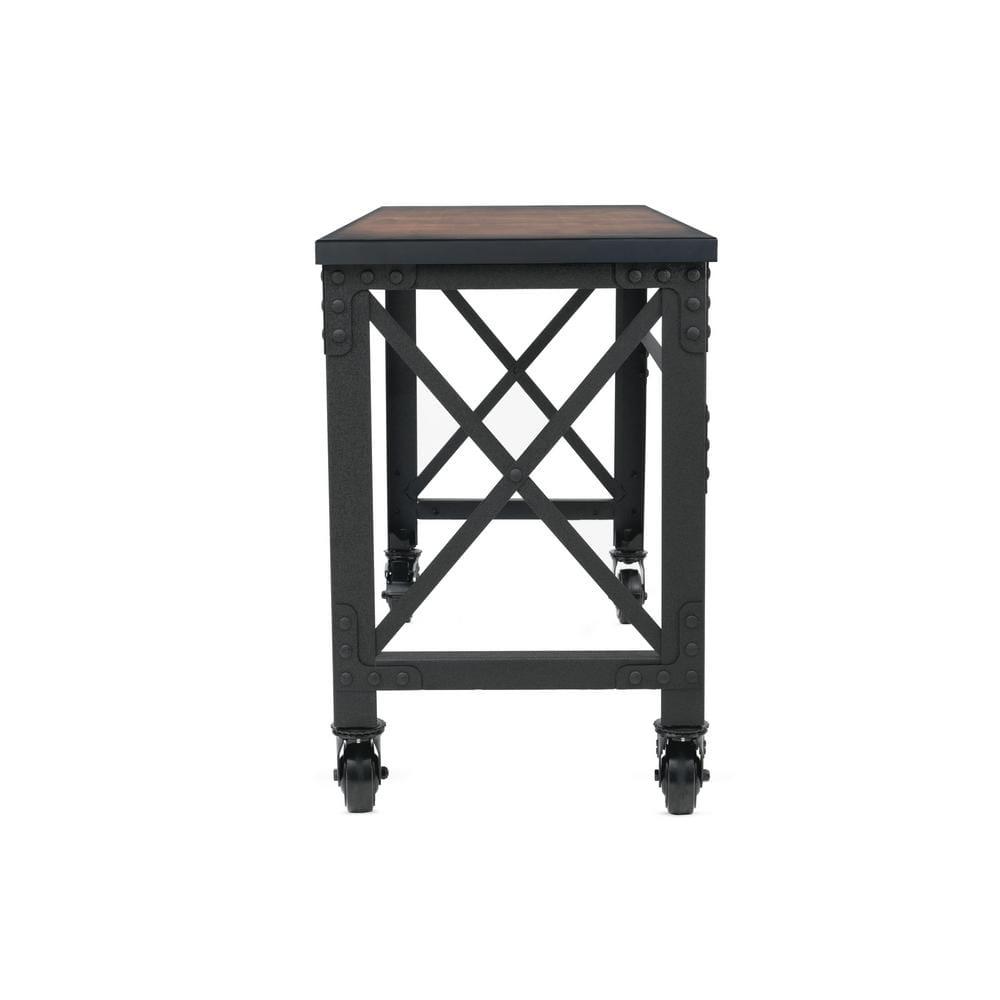 Duramax Building Products Solid Wood Top Metal Base Desk Shell