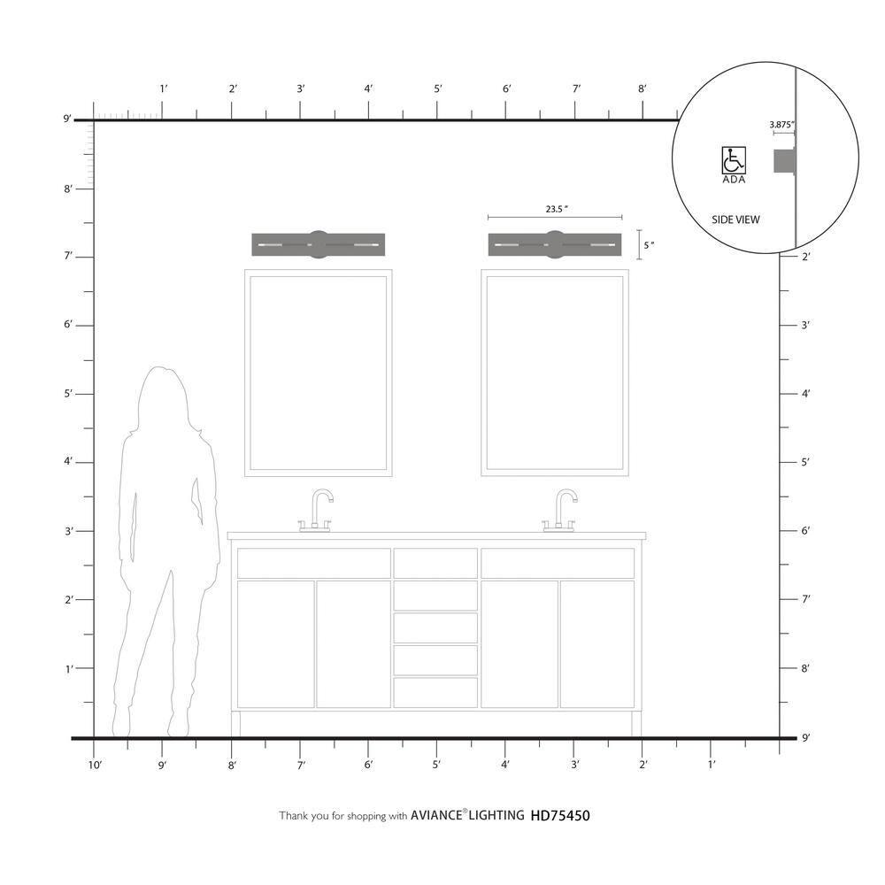 Livex Lighting Soma 3 - Light Vanity in  Brushed Nickel