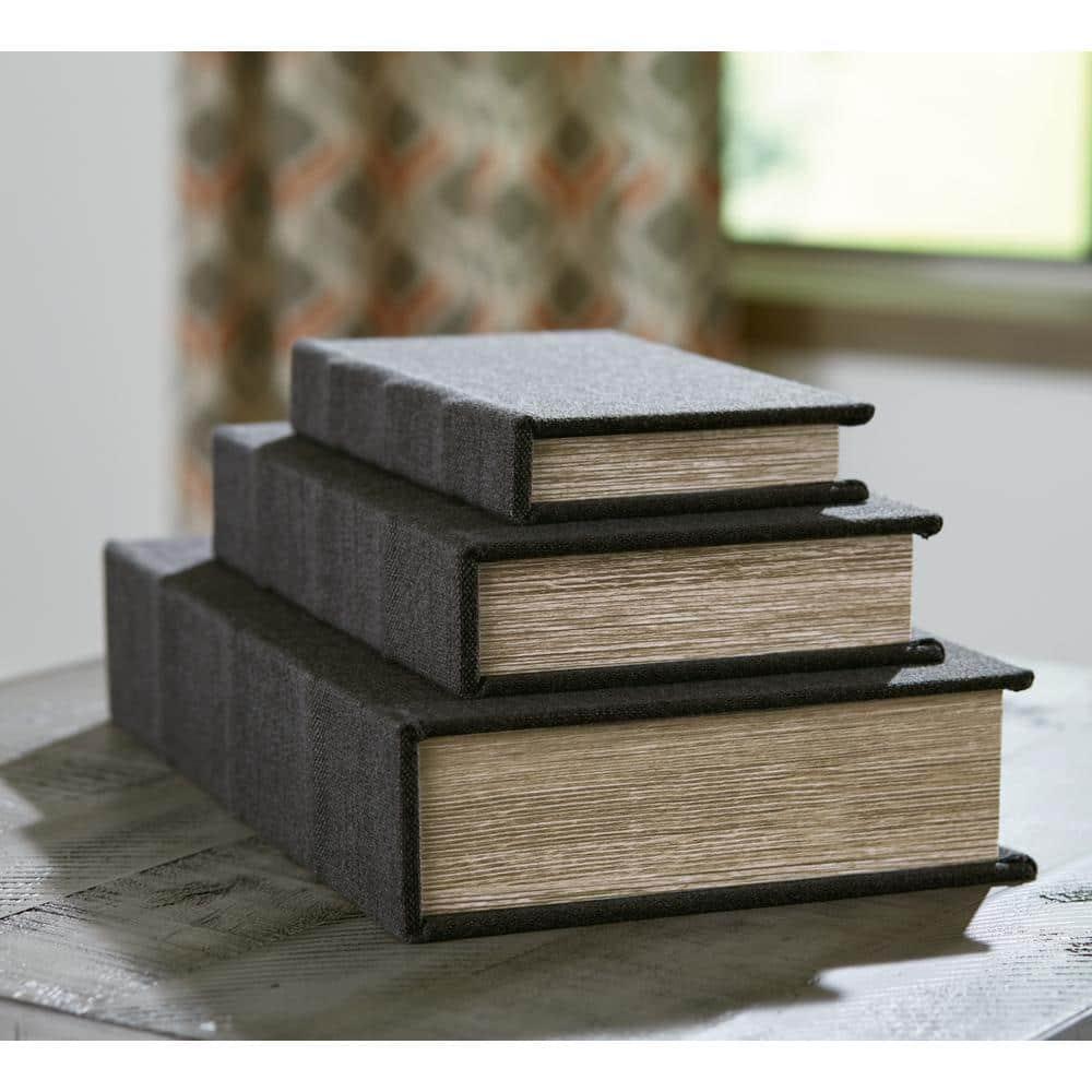 Kepir 3 Piece Fabric Book Box Set