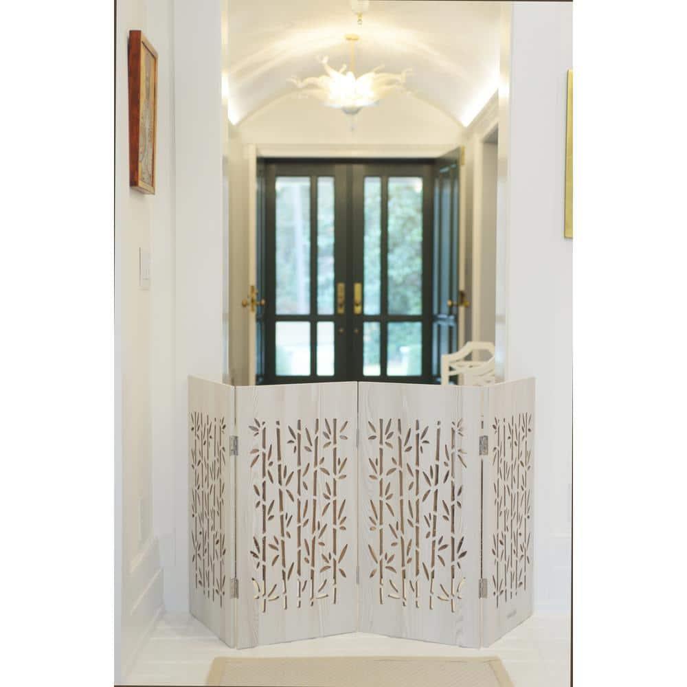 Tucker Murphy Pet™ Delgado Wood Free Standing Pet Gate