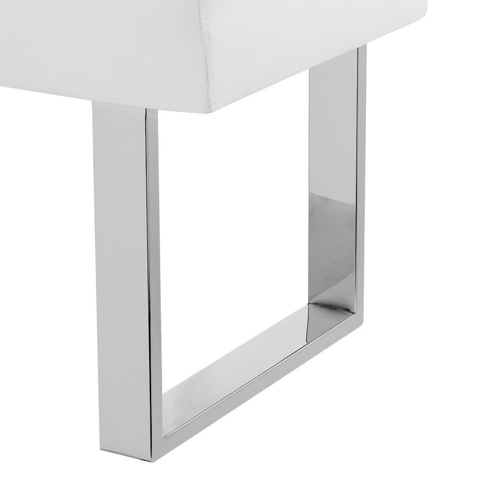Amanda Faux Leather Bench - Armen Living