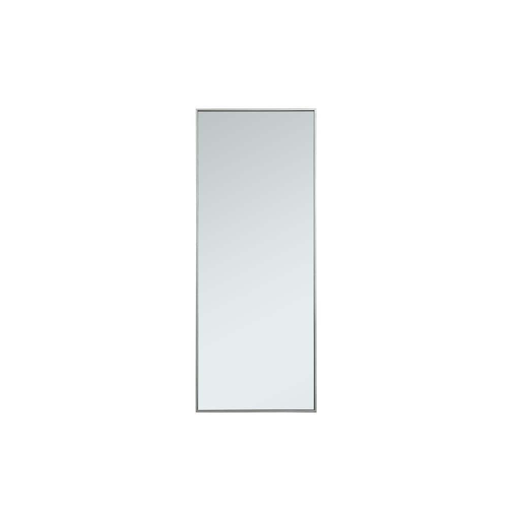 Metal frame rectangle mirror 24 inch in Sliver