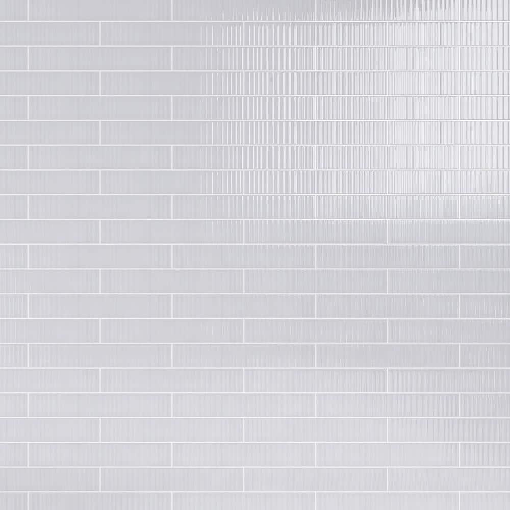 Supreme Tile Nova 1.97 in. X 11.81 in. Polished Ceramic Subway Wall Tile