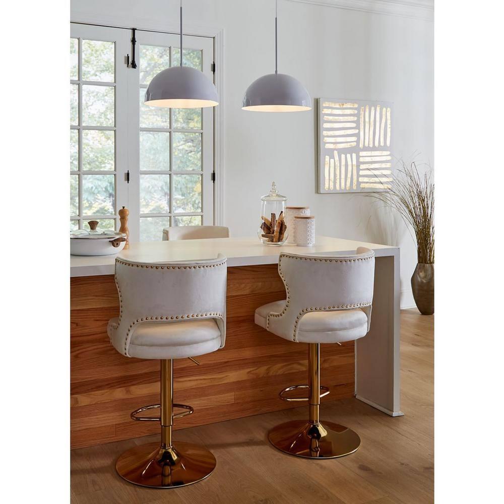 Progress Lighting Perimeter 1-Light Pendant, Steel, White Finish, Open Shade: Iconic modern design for mid-century and contemporary interiors.