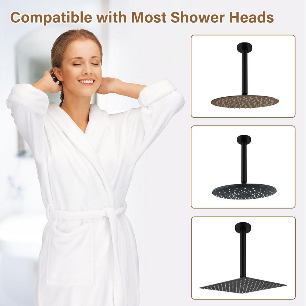 Circular 8" Ceiling Mounted Shower Arm