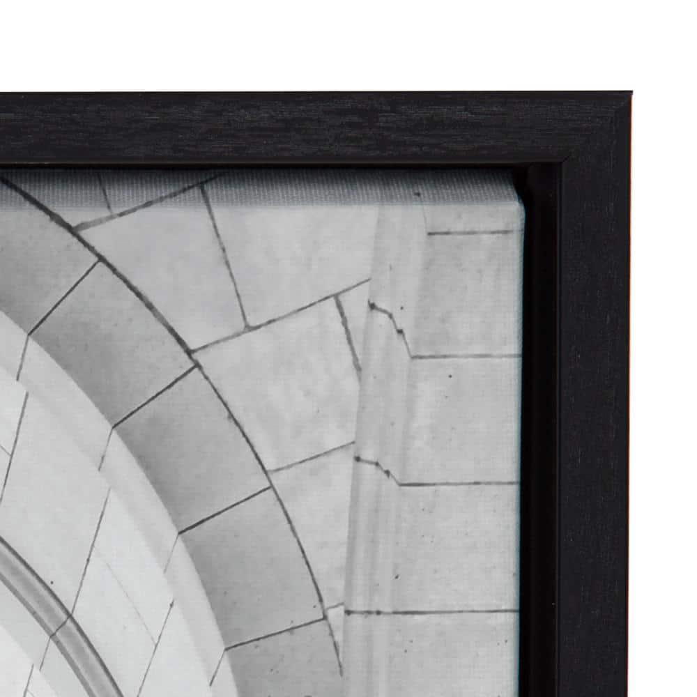 Kate and Laurel Sylvie Union Station Framed Canvas by Golie, 18x24, Black
