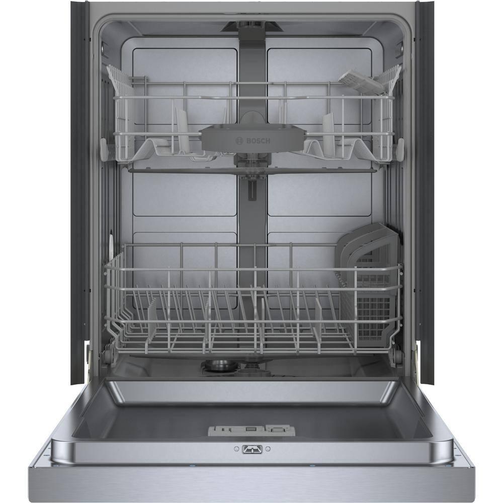 Bosch 800 Series 24" Front Control Built-In Dishwasher with Hybrid Tub SHE3AEM5N