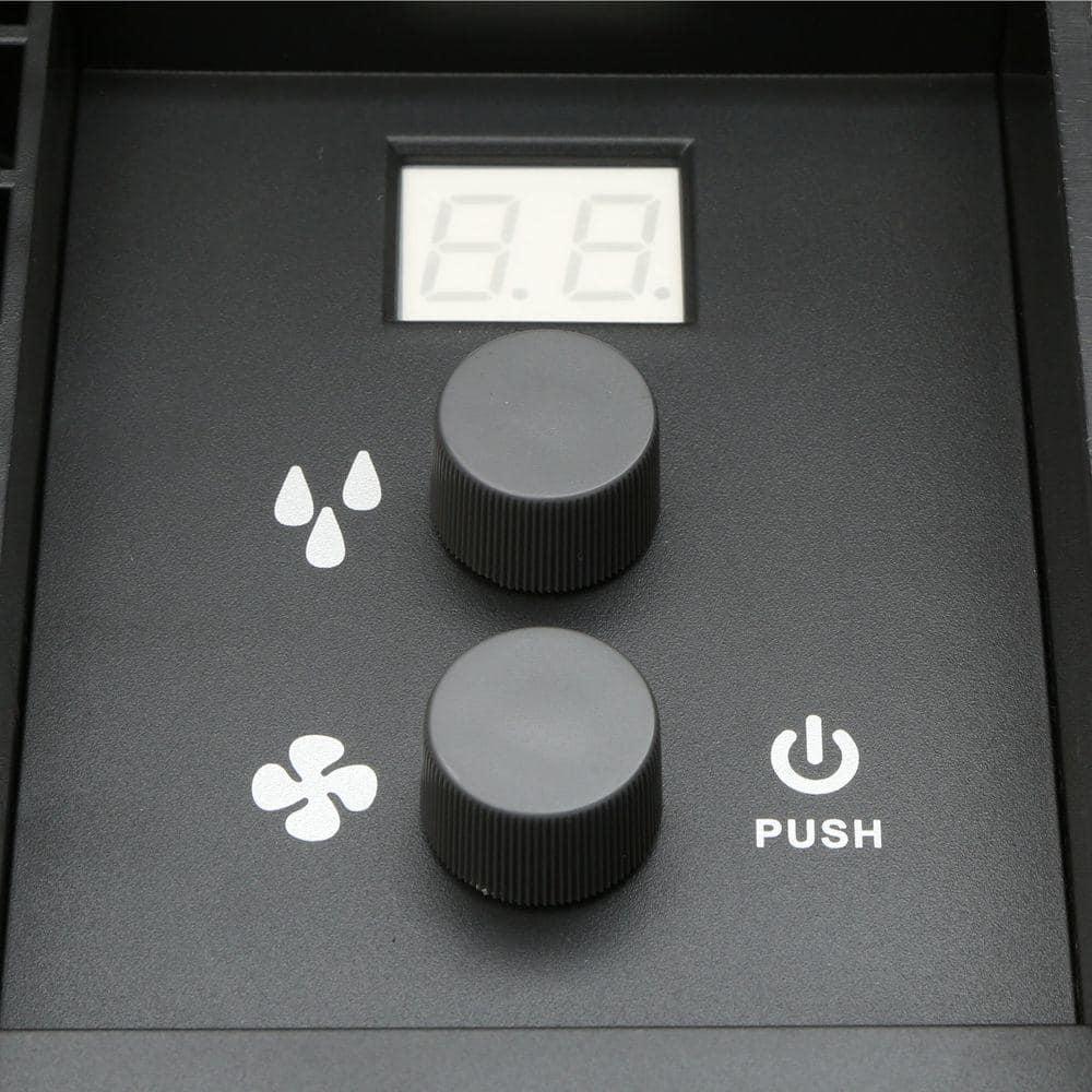 AIRCARE 696 400HB Whole House Credenza Evaporative Humidifier for 3600 sq. ft, Light Oak