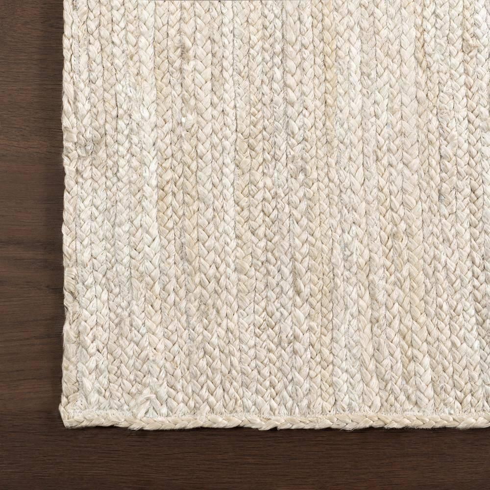 nuLOOM Rigo Hand Woven Farmhouse Jute Area Rug, 2' 3" x 4', Off-white