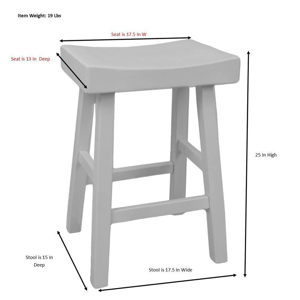 Carolina Living 24" Levi Counter Height Barstool Elm/Black