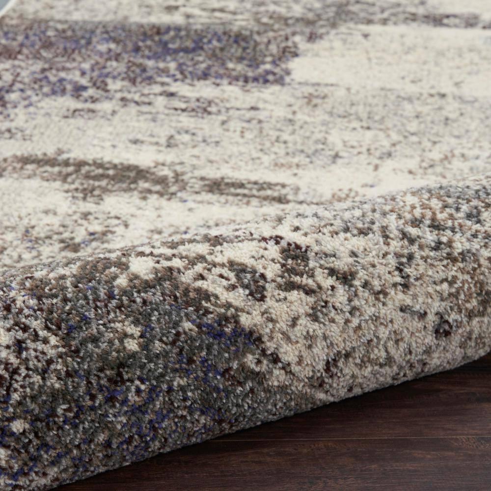 Nourison Celestial CES02 2'2" x 10' Ivory/Grey Area Rug