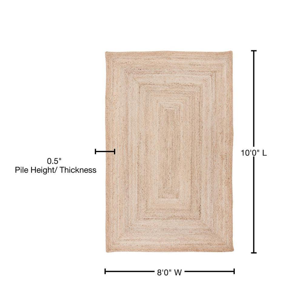 Cape Cod CAP252 Hand Woven Area Rug - Natural - 8'x10' - Safavieh.