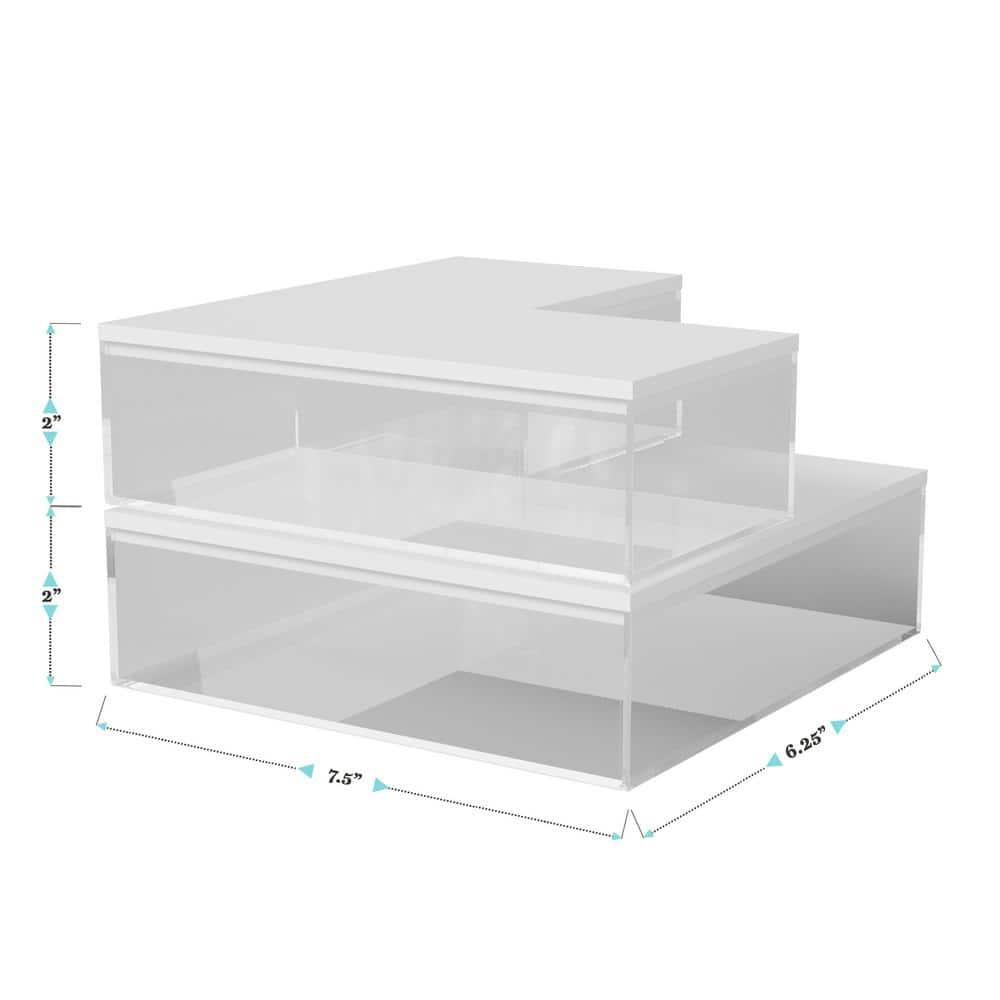 Thomas Martha Stewart 3 Stack and Slide Plastic Tray Office Desktop Organizer Set